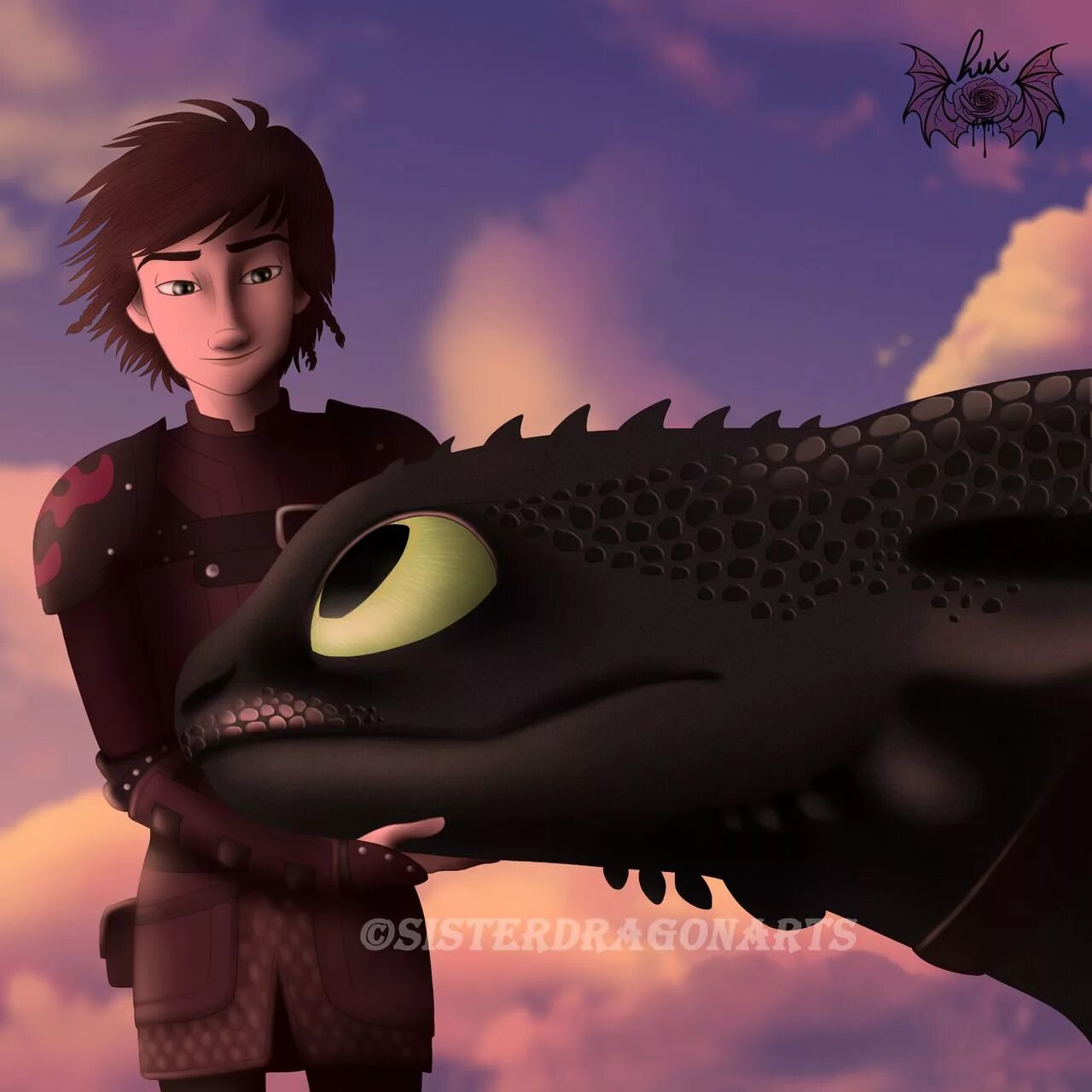 Toothless and Hiccup. Female Toothless x Hiccup. Ruffrunner дракон.