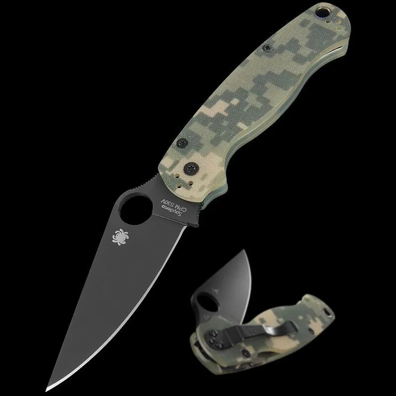 Спайдерко парамилитари. Нож Spyderco Paramilitary 2. Spyderco Military (Camo Black) реплика. Spyderco Paramilitary. Spyderco Paramilitary 2 natural g10.