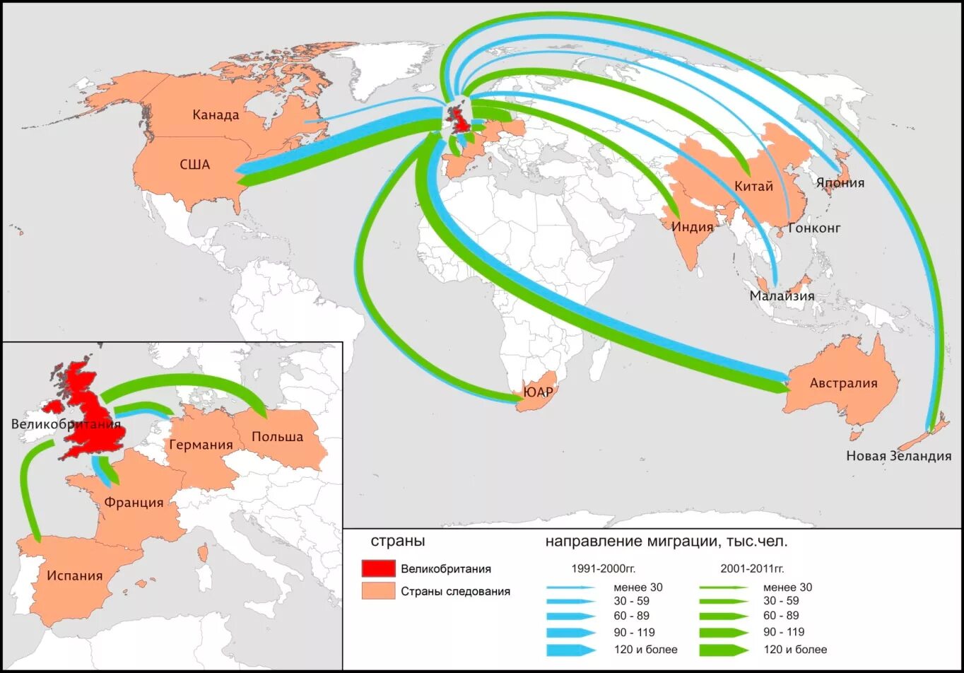 Направление основных миграционных потоков в мире. Направления миграций в мире карта. Внутренняя эмиграция в россии
