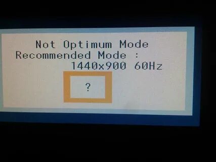 Recommended mode