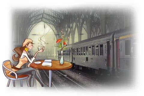 Нарисовать предложение поезд пришел вовремя