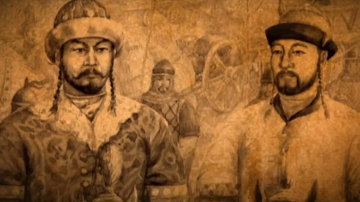 Каз ханы. Керей мен Жанибек. Керей и Жанибек основатели казахского ханства. Хан Джанибек Ханы. Керей Хан и Жанибек Хан.