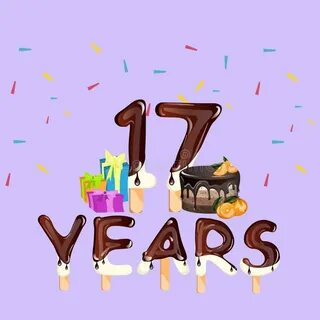 С днем рождения 17 летие девушке картинки