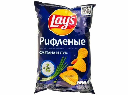 Чипсы картофельные Lay's зелёный лук, 140 г - купить в Мегамаркет Омск, цена на 