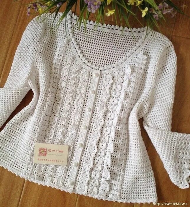 Крючком из хлопка для женщин. Белая вязаная кофта крючком. белая кофточка крючком. кофточка белая связанная крючком. белые кофты красивые крючком.