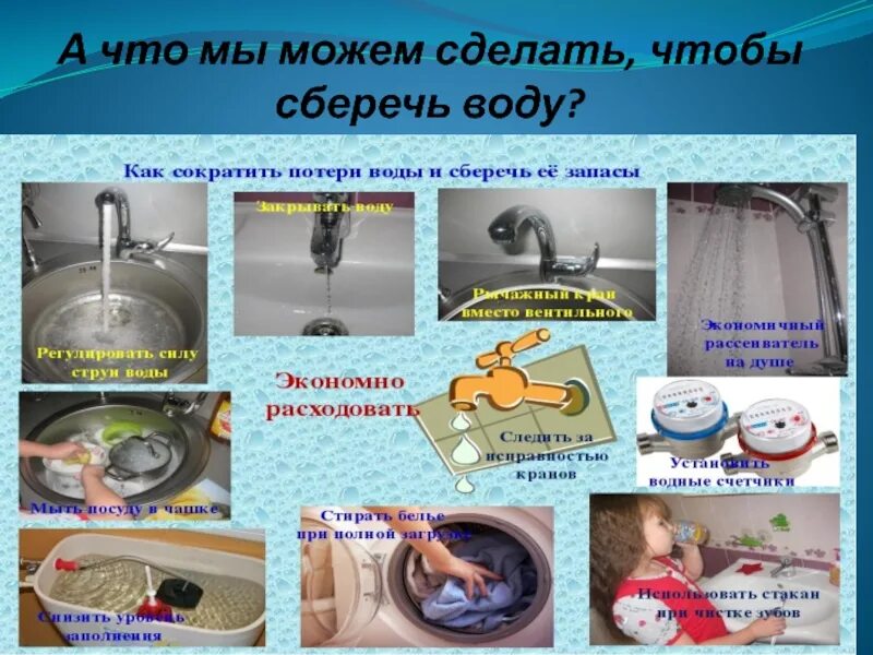 Экономия воды в быту. Экономьте воду. Сбережение воды. Экономия воды в быту картинки. Источники потери воды