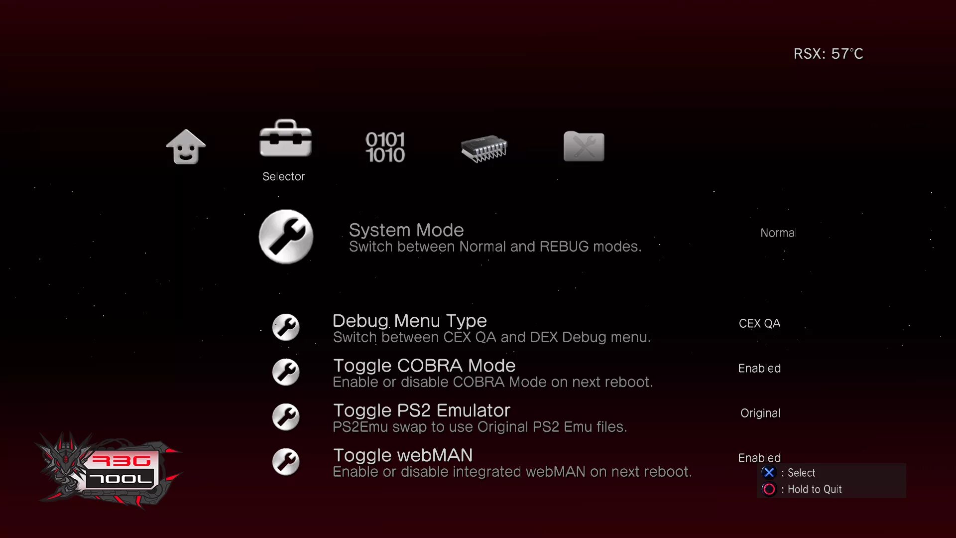 Toggle disabled
