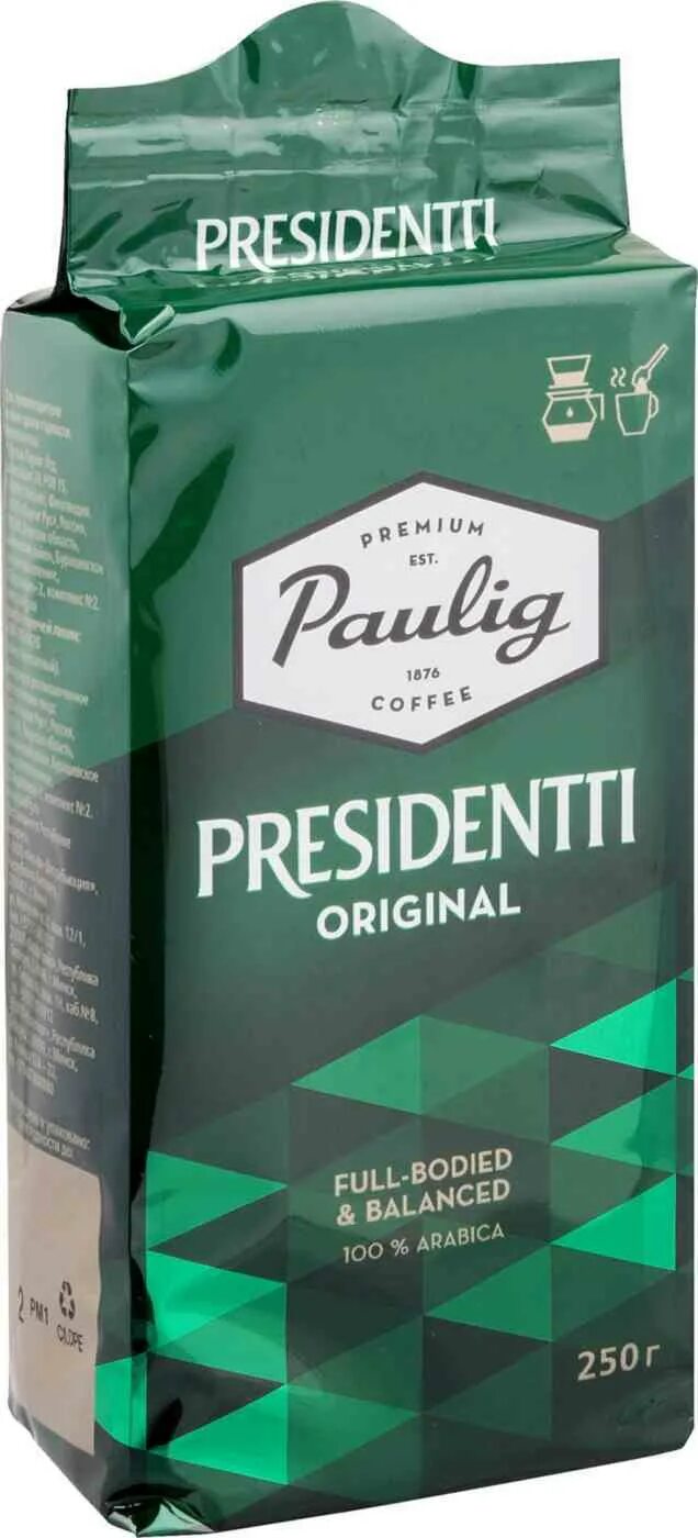 Paulig presidentti Original молотый 250г. Кофе Paulig President 250г. Paulig presidentti кофе молотый 250. Кофе paulig presidentti