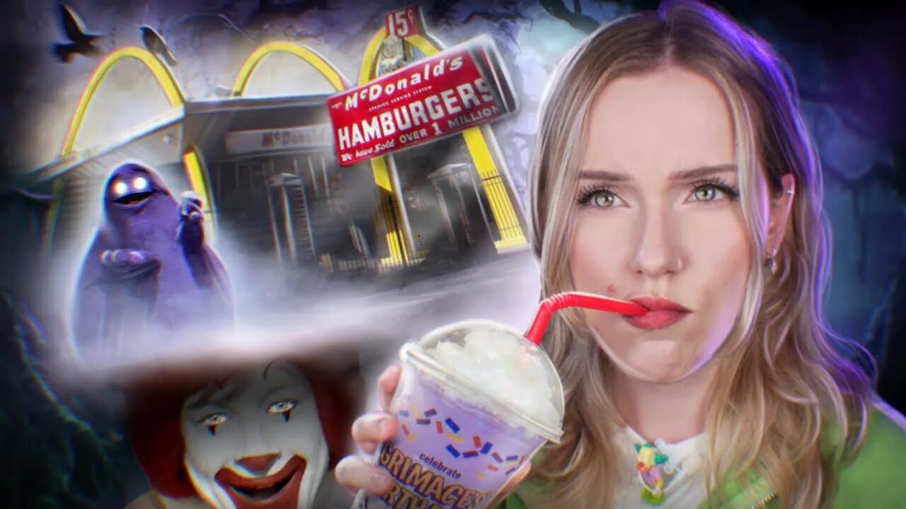 что такое гримашейк. коктейль гримаса из макдональдса. Mcdonald's grimace shake. гримас фиолетовый. что такое гримашейк.