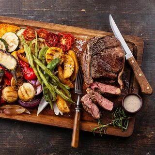 Шашлык мясо овощи