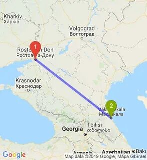Маршрут расстояние махачкала