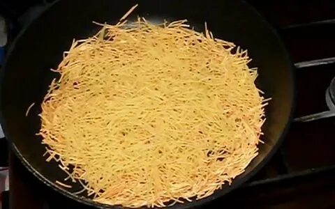Жареная вермишель паутинка