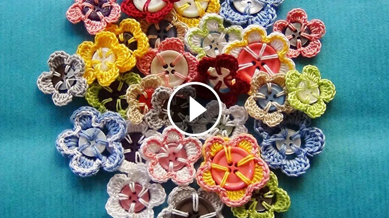 Button цветы. Пуговицы для обвязывания. обвязать пуговицу крючком. цветы крючком на пуговицах. вязаные пуговицы.