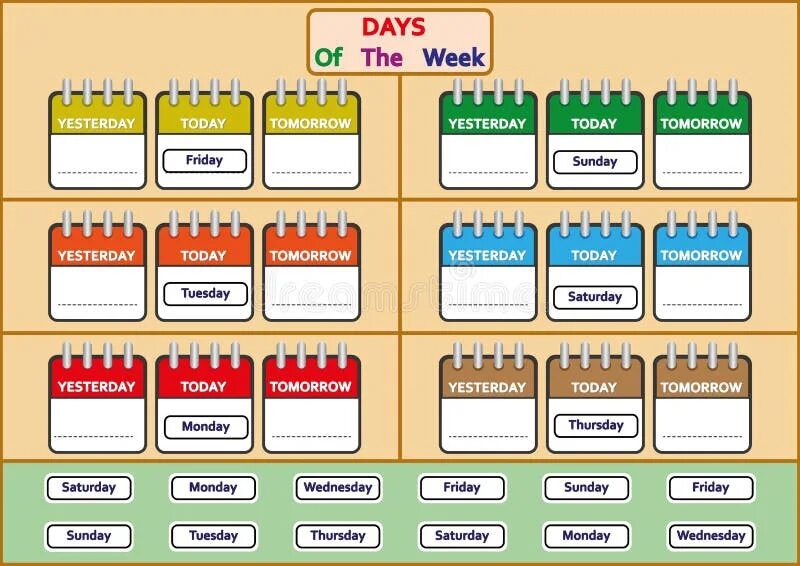 Days of the week. Дни недели Worksheets. Days of the week Worksheets дни недели. The Days of the week today yesterday. Yesterday is not today