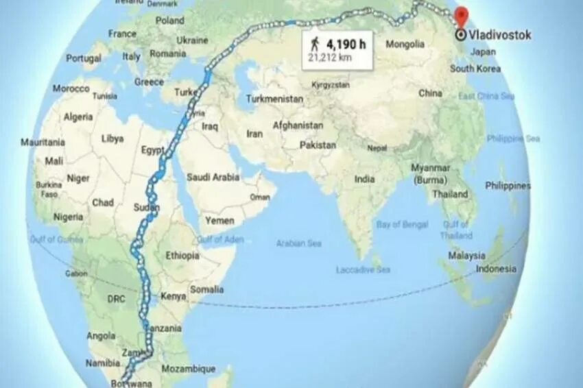 Самая протяженная страна региона. Самый длинный маршрут. Самый длинный маршрут пешком в мире. Самый длинный Пеший путь. Самый длинный Пеший маршрут гугл.