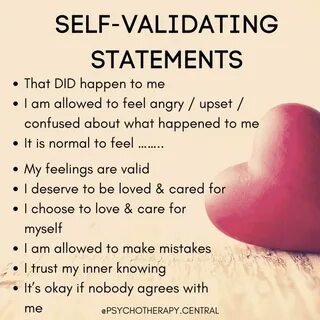 Self validating
