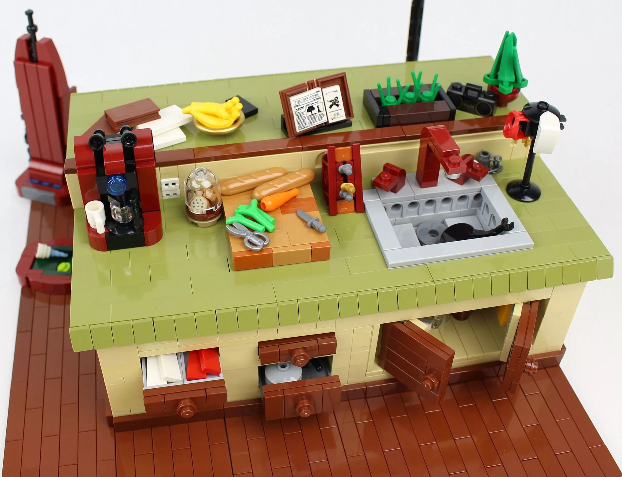 Kitchen Module Lego room, Lego kitchen, Lego furniture