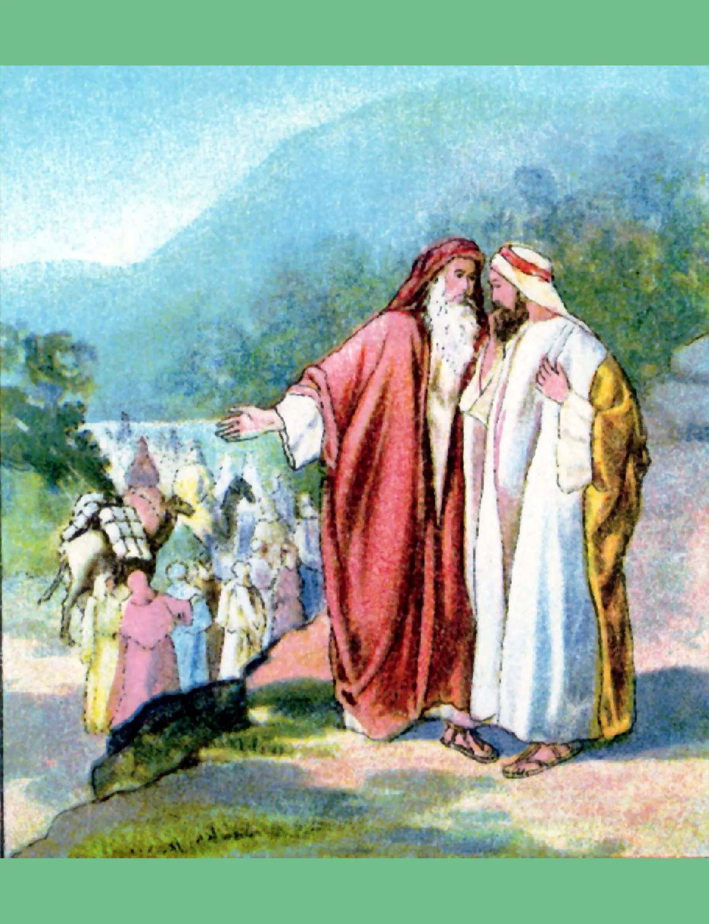 авраам и лот. обитатели города калинова. ропот израильтян в пустыне. картина 1884 года «на земле обетованной». библия в рассказах для детей.