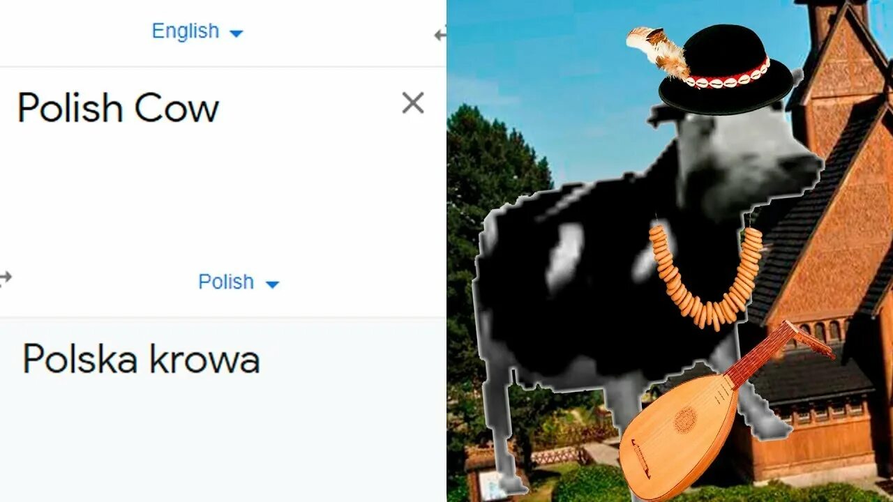 Польская корова песня перевод. Polish Cow. Польская корова. Polish Cow Original. Polish Cow перевод.