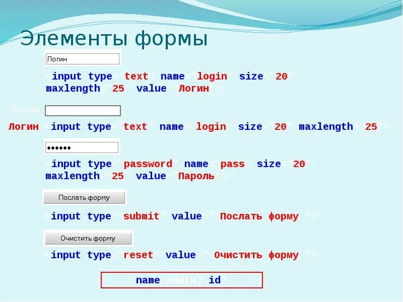 Html таблица форма. Элементы формы html. основные элементы html-форм. какие элементы форм в html. основные элементы управления html-форм..