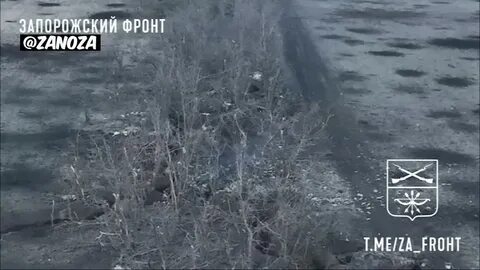 Бои в окопах видео с дрона