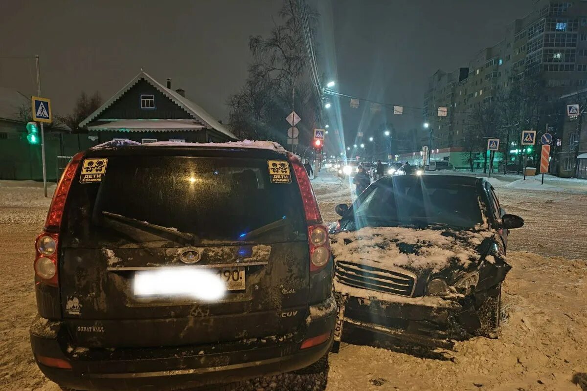 Авария в Твери на улице Красина. 22 ноября 2017
