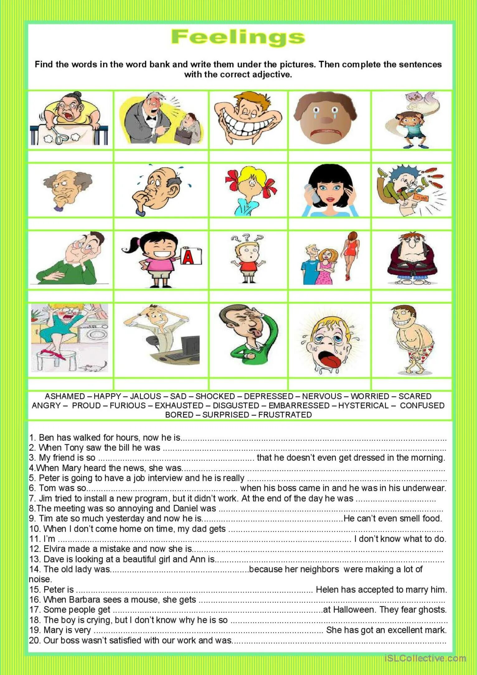 Adjectives feelings Worksheets. Feelings pre Intermediate. Feelings Worksheets с переводом. Emotions Worksheets.