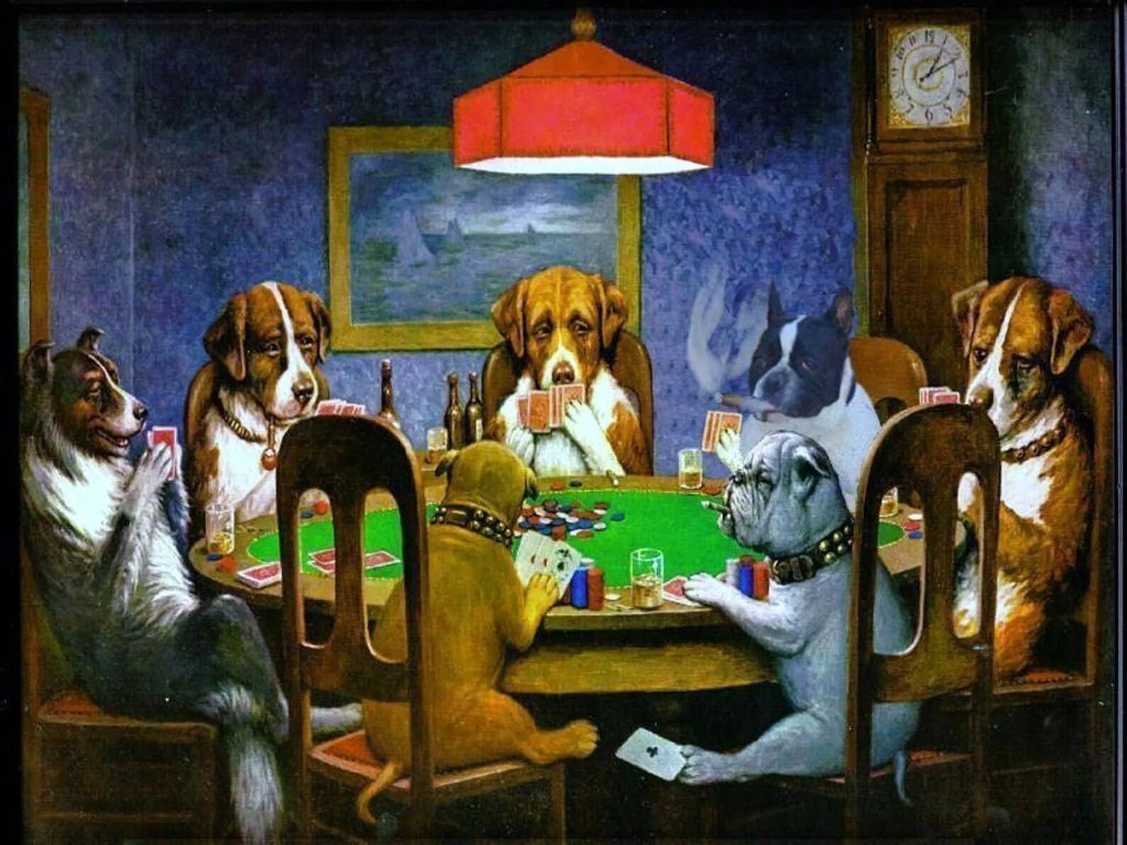 Сюжеты про собак. Кассиус Кулидж собаки Покер. Кулидж собаки играющие в Покер. Кассиус Кулидж собаки 1903. Кассиус Кулидж собаки картины.