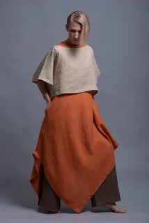 Custom-made women's linen clothes in lagenlook style! 