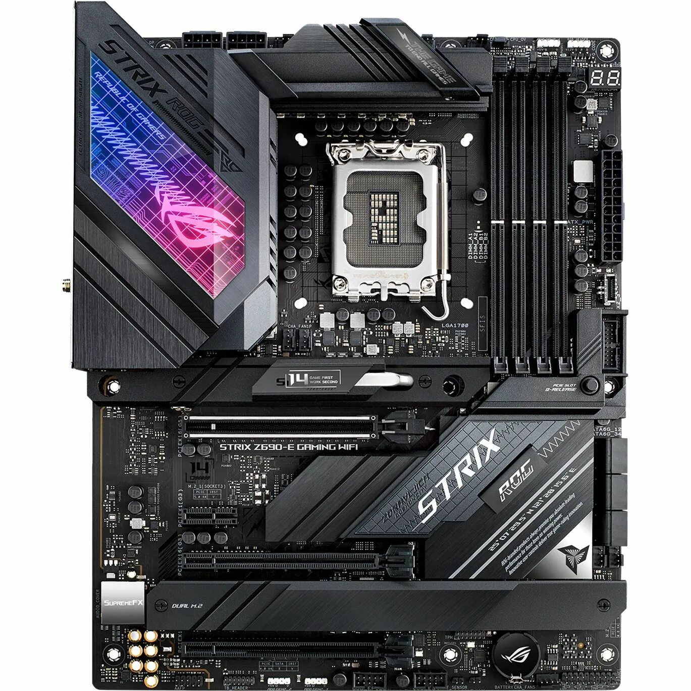 Asus z690 strix a gaming d4. ASUS ROG Strix z690-f. Z690 ROG Strix. ASUS ROG Strix z690-e. Материнская плата ASUS ROG Strix.