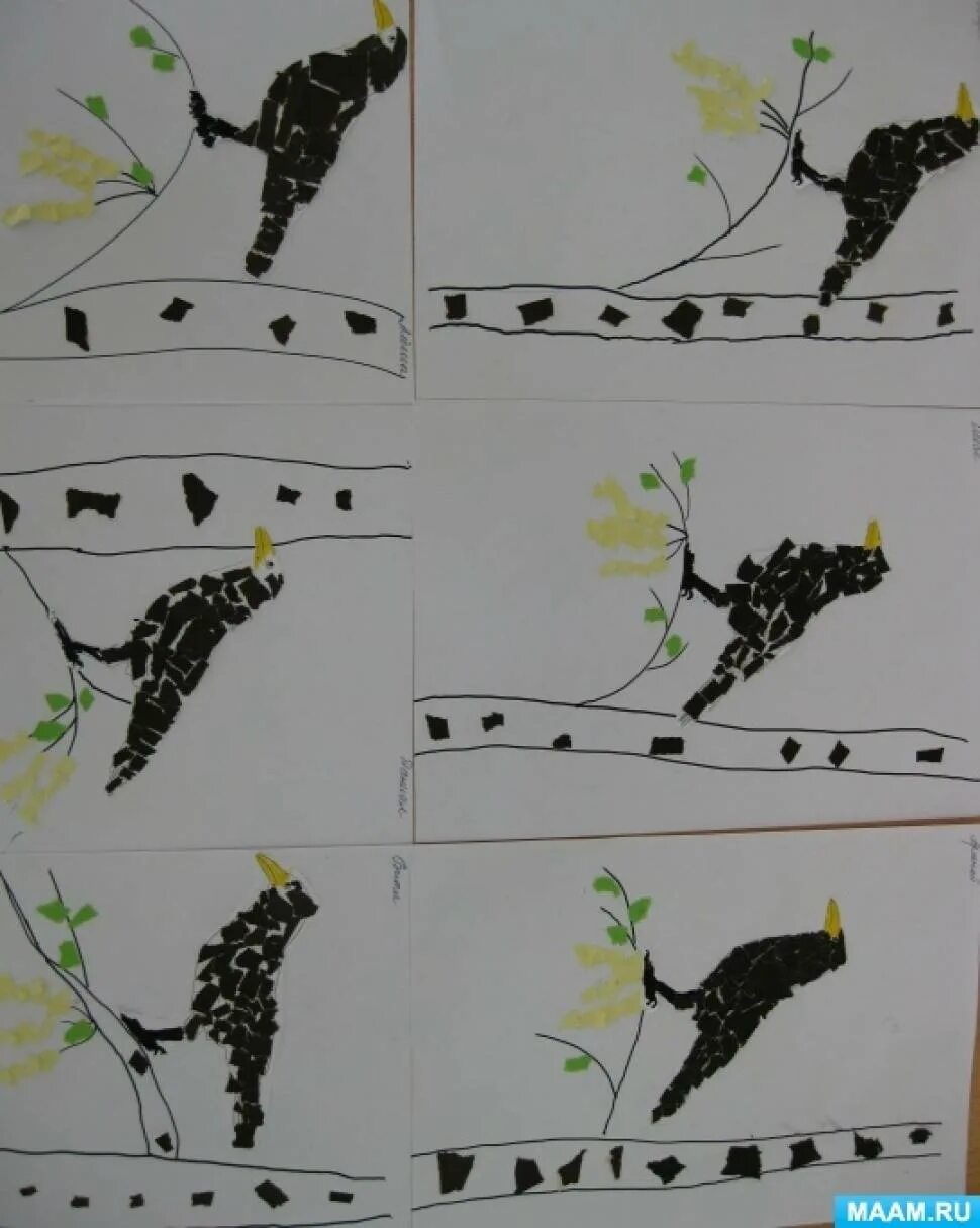Рисование средняя группа тема перелетные птицы. Обрывная аппликация перелетные птицы. Рисование перелетные птицы вторая младшая группа. Рисование в старшей группе перелетные птицы весной.