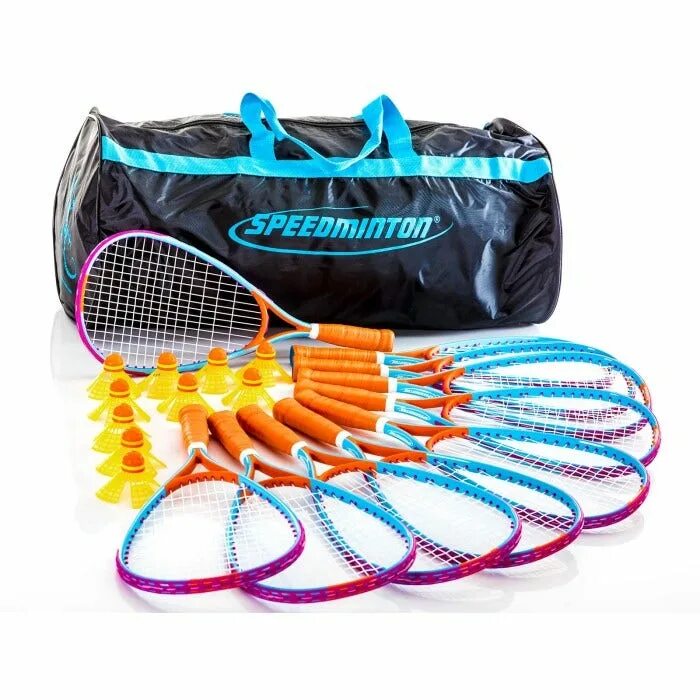 Скорость бадминтона. Спидминтон. Набор Speedminton Set 90. Игра в спидминтон. Ракетки для спидминтона.