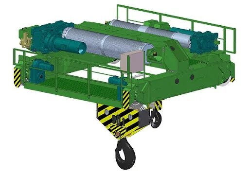 Грузовая тележка двухбалочного крана. Грузовая тележка мостового крана. Грузовая тележка мостового крана. Тележка мостового крана ркс. Грузовые тележки мостовых кранов 30n.