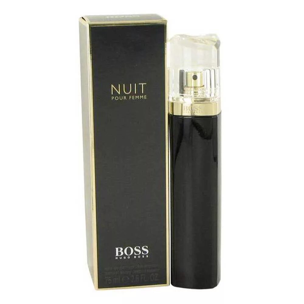 Хьюго босс черный флакон. Boss nuit (hugo boss). Hugo boss femme nuit edp 75 ml. Хьюго босс женские духи черный флакон. Женские духи босс черные.