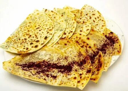 Кутабы с тыквой на сухой