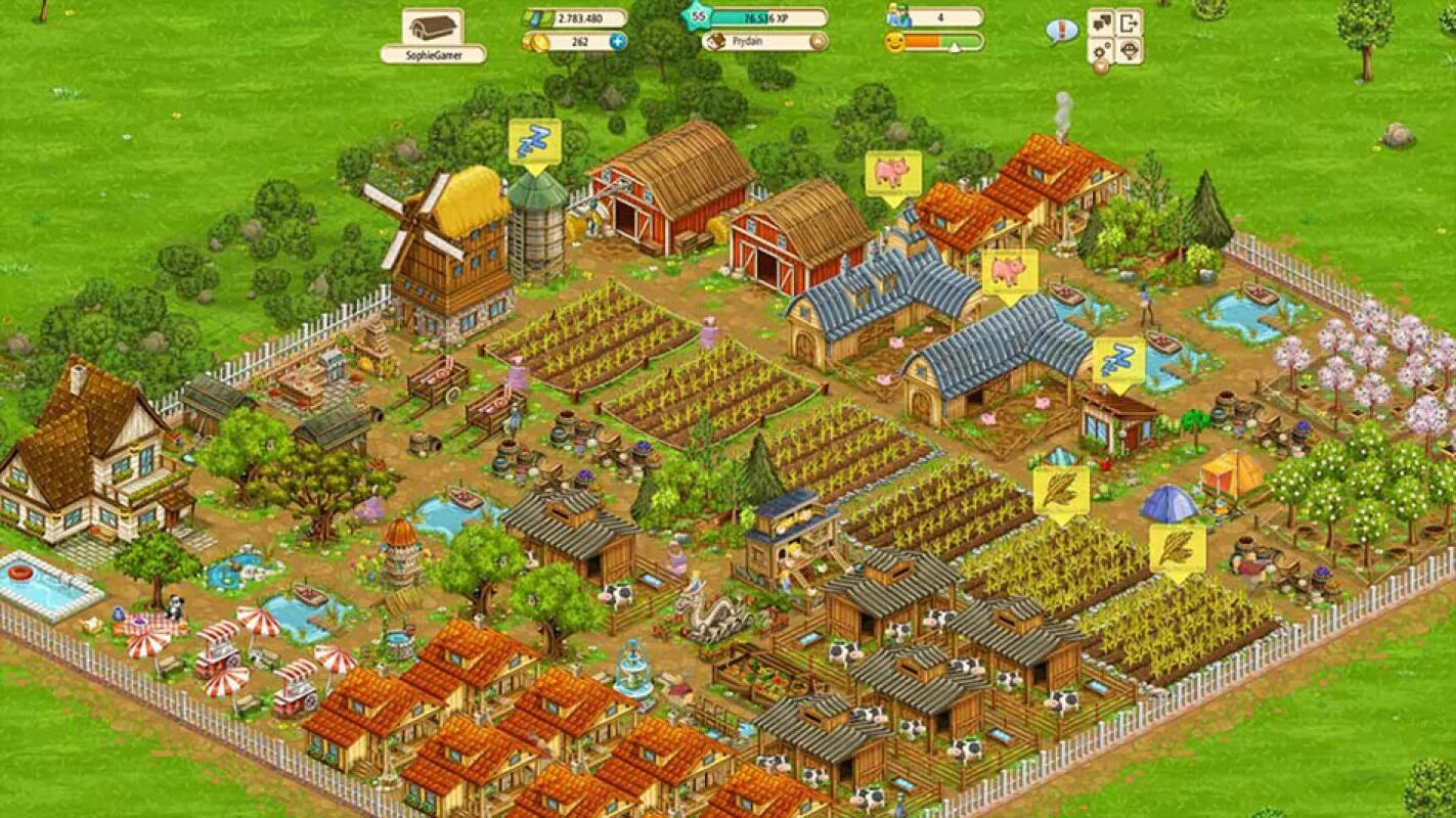 Игра где строят деревню. Игра big Farm. Ферма Биг фарм. Ферма игра ферма. Большая ферма игра на ПК.