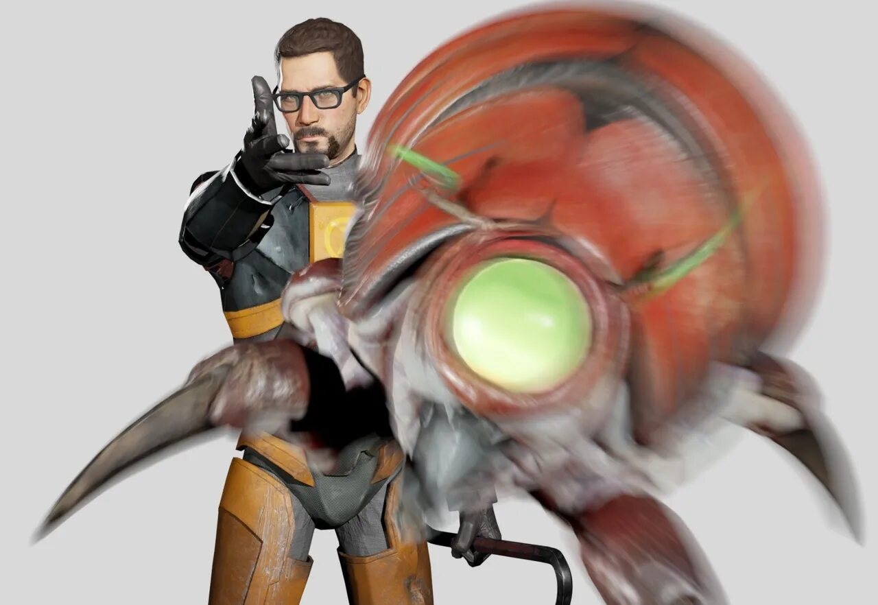 Моделька Гордона Фримена half Life 2.