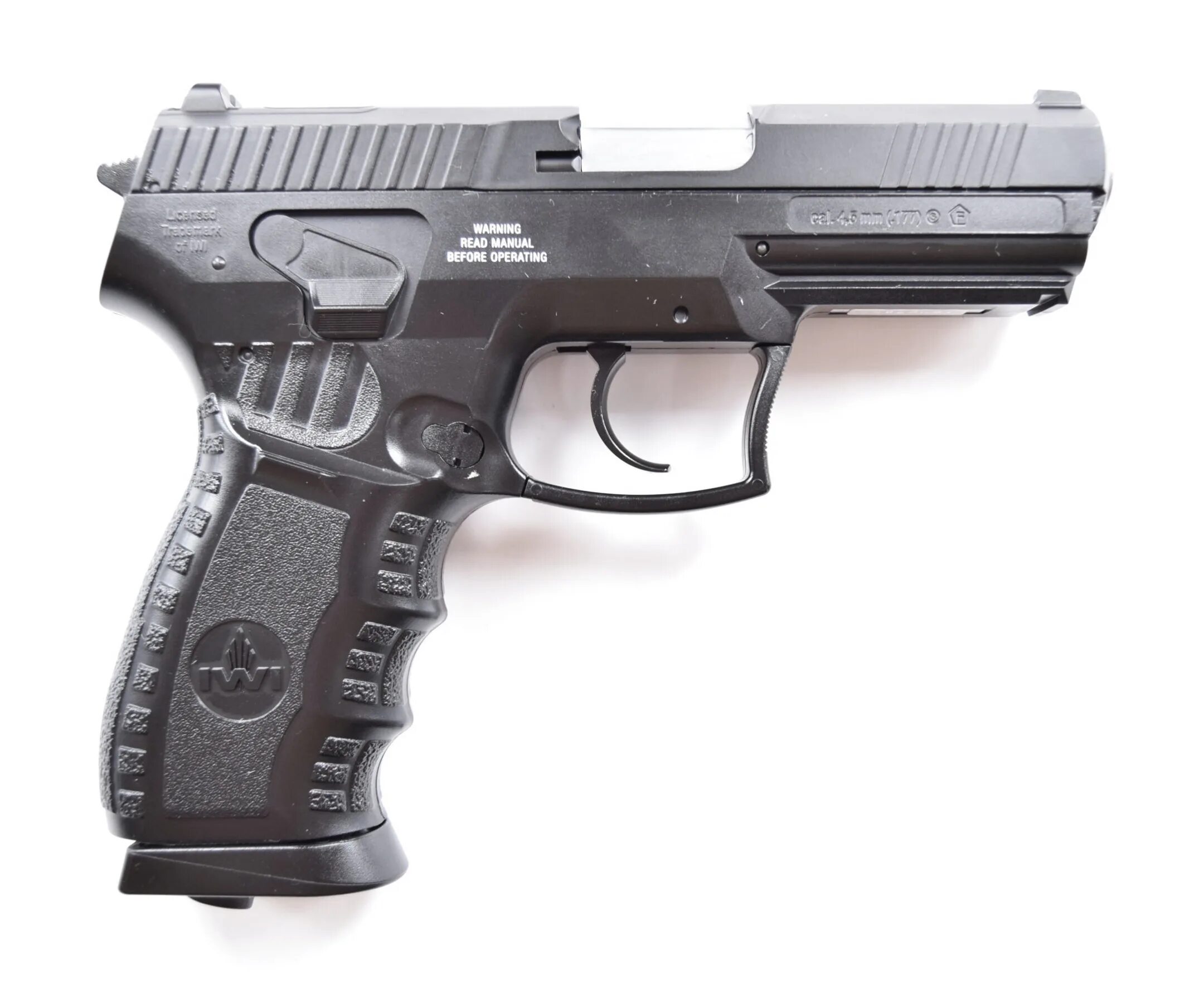 Мощный пневмат. Umarex IWI Jericho b. Jericho 941 к.4,5 мм. Мощный пневмопистолет.