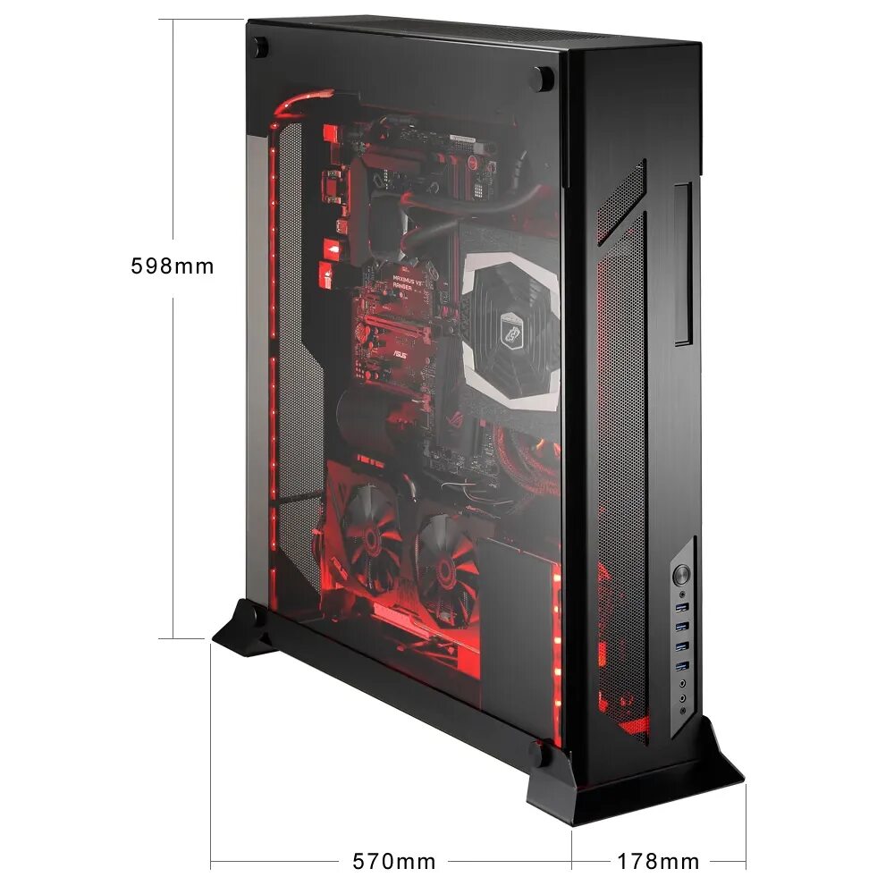 Lian li PC-o6s. Корпус Lian li PC-o7s. Корпус ПК s67z. Корпус Lian li видеокарта вертикально.