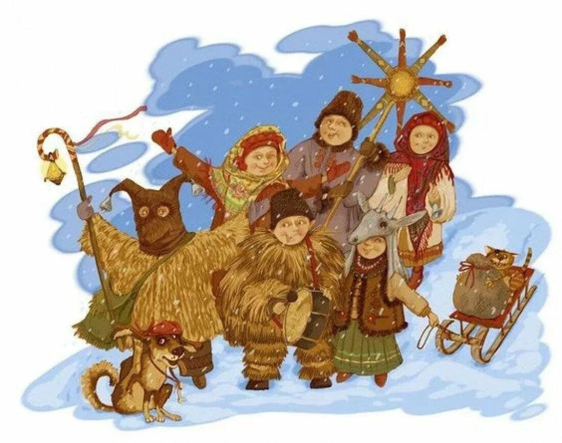 Символом каких колядок была березка