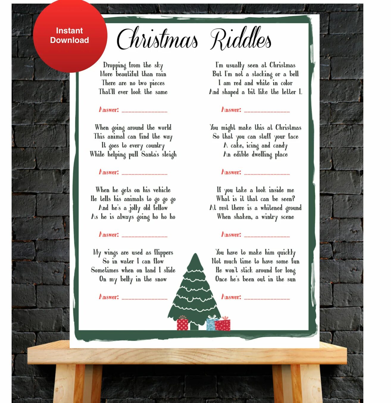Christmas riddles. Christmas riddles for kids. new year riddles for kids. christmas easy riddles.