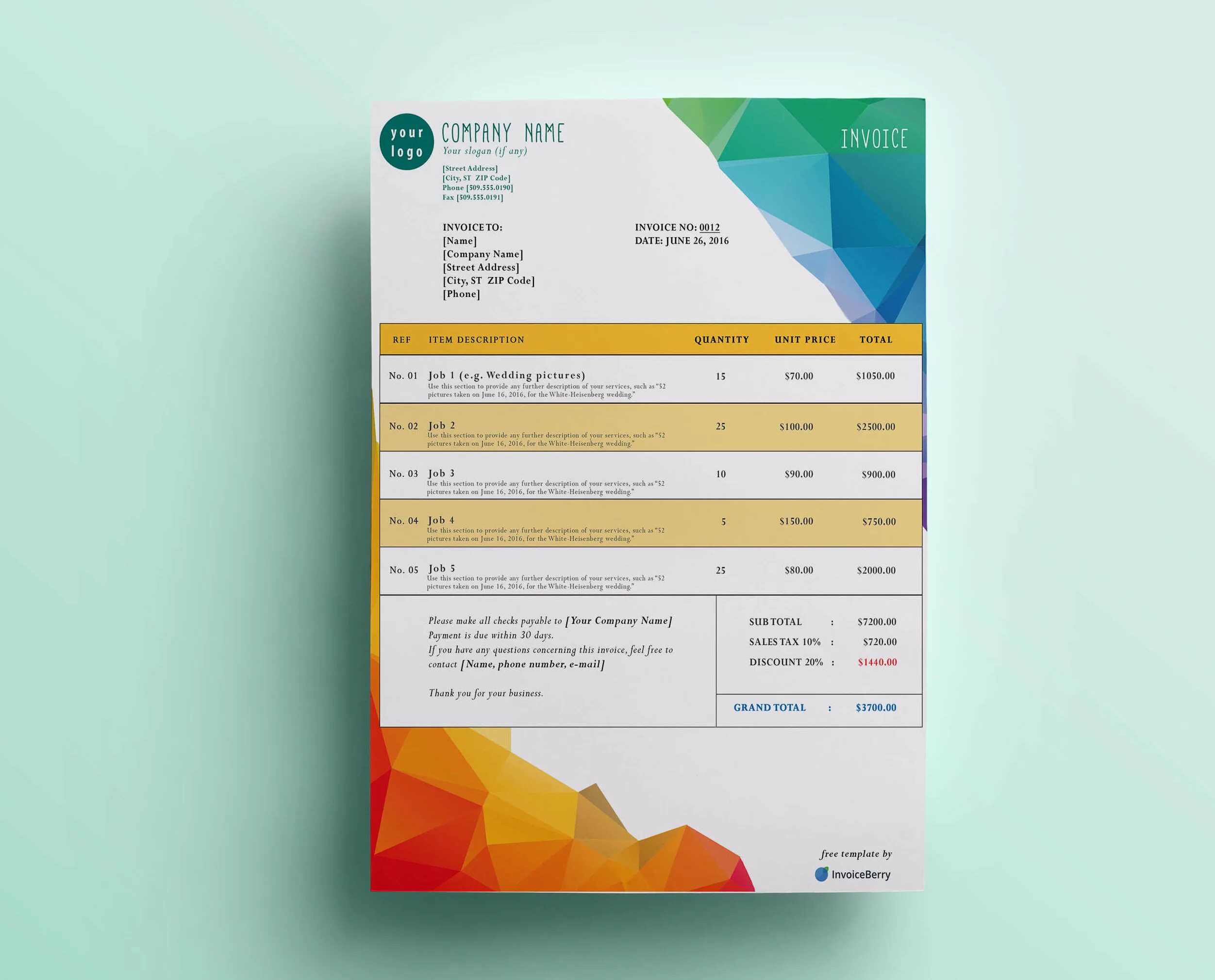 The Invoice. Invoice Template. Invoice Design. Invoice шаблон.