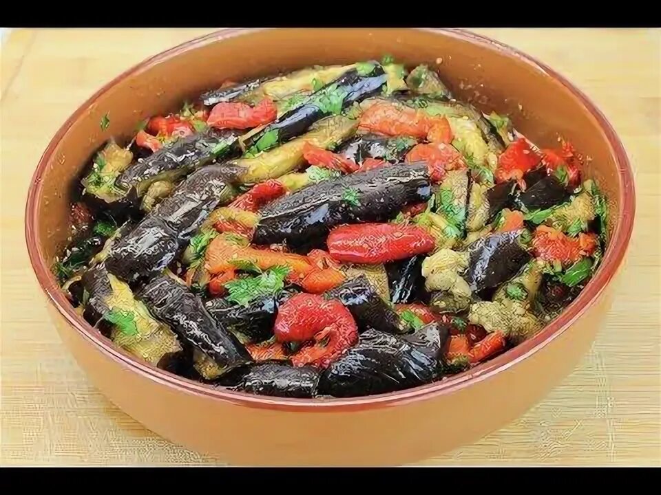 Баклажаны с пекинской капустой