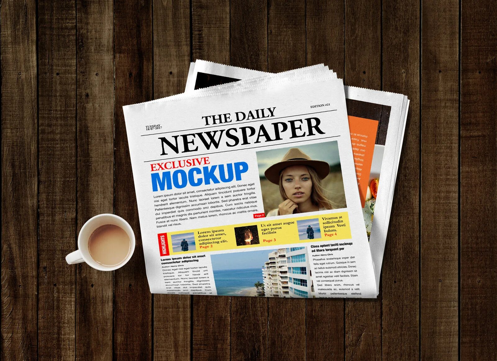 Mockup газета. Newspaper Mockup. Газета PSD.