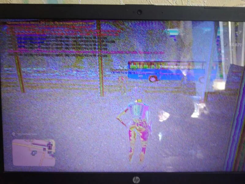 негатив изображения на жк телевизоре. разбитый монитор. дефекты изображения на экране телевизора. искажение цветов на мониторе. Imac 2021.