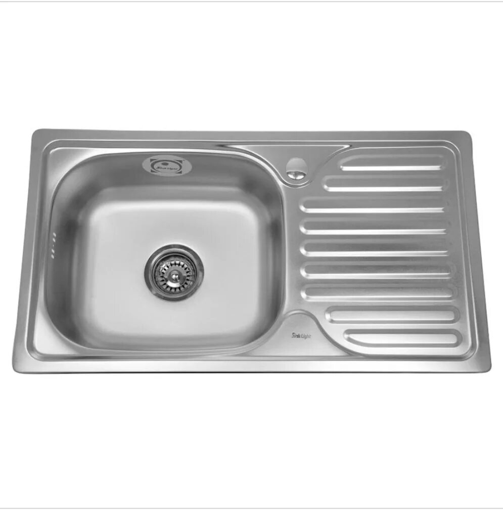 Мойка кухонная врезная нержавеющая сталь SINKLIGHT N 7642