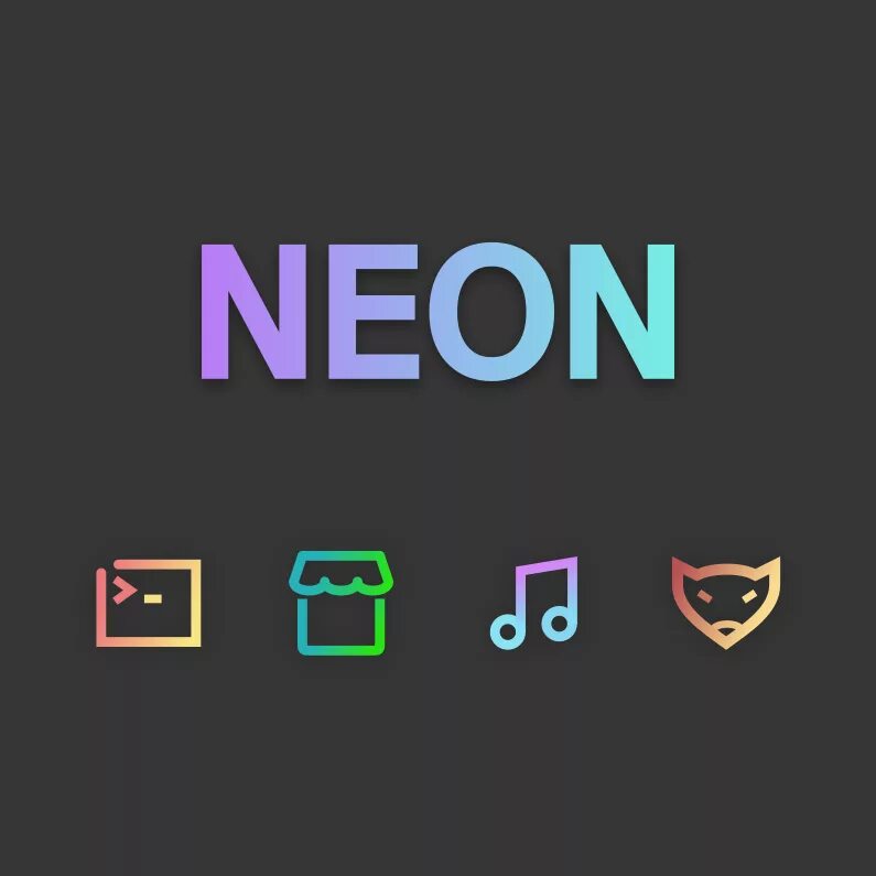 Neon icons. Линукс неон. Центос линукс неон иконка. Терминал линукс иконка неон. Mint Neon.