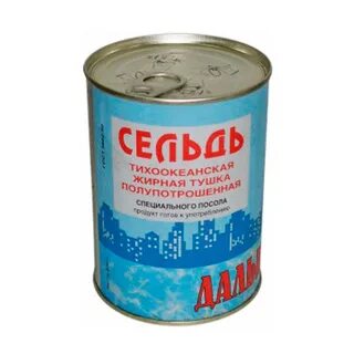 Сельдь иваси в жестяной банке