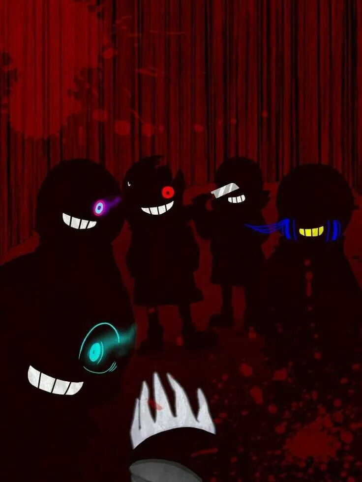 Undertale bad. Команда найтмера bad guys. команда bad guys undertale. киллер и эррор. bad guy андертейл.