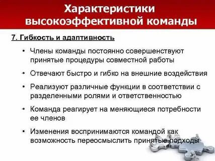 Роль командного взаимодействия